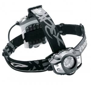 PRINCETON TEC APEX mit REBEL LED, schwarz - mit rot leuchtenden 5 mm LEDs -275 Lumen