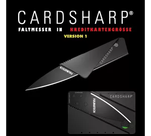 CARDSHARP 1, schwarz - Klinge schwarz