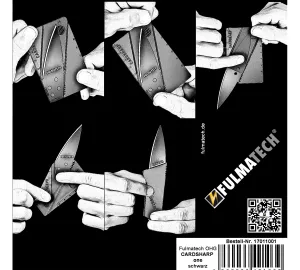 CARDSHARP 1, schwarz - Klinge schwarz