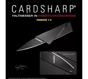 CARDSHARP 1.2, schwarz - Klinge schwarz