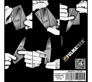 CARDSHARP 1.2, schwarz - Klinge schwarz