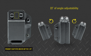 Holster zum LEATHERMAN  WINGMAN, SIDEKICK, REBAR & REV