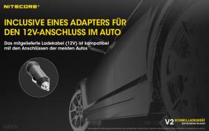 NITECORE 12V Ladegerät V2