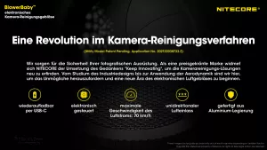 NITECORE BLOWERBABY  - Gebläse