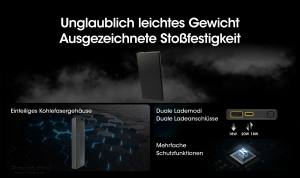 NITECORE CARBO10000 - Powerbank mit Carbongehäuse