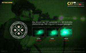 NITECORE Chameleon CI7 - mit IR-LED