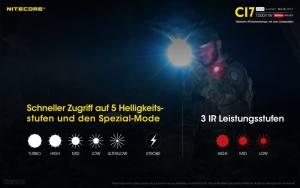 NITECORE Chameleon CI7 - mit IR-LED