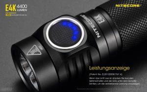 NITECORE E4K - max. 4400 Lumen