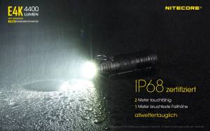NITECORE E4K - max. 4400 Lumen