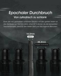 NITECORE EDC27 - max. 3.000 Lumen