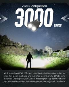 NITECORE EDC27 - max. 3.000 Lumen