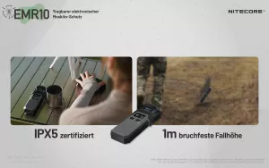 NITECORE EMR10 - Mückenabwehr - incl. Akkus und Powerbank-Funktion