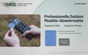 NITECORE EMR10 - Mückenabwehr - incl. Akkus und Powerbank-Funktion