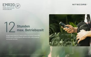 NITECORE EMR20 - Mückenabwehr - intergrierter Akku