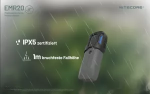 NITECORE EMR20 - Mückenabwehr - intergrierter Akku