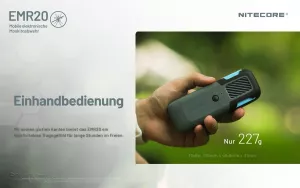 NITECORE EMR20 - Mückenabwehr - intergrierter Akku