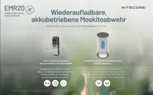 NITECORE EMR20 - Mückenabwehr - intergrierter Akku