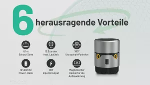 NITECORE EMR20 - Mückenabwehr - Tischgerät