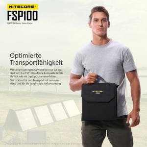 NITECORE FSP100 - 100W Solarpanel