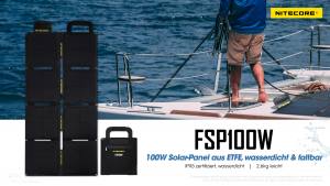 NITECORE FSP100W - 100 W Solarpanel - IPX5