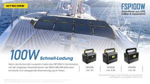 NITECORE FSP100W - 100 W Solarpanel - IPX5