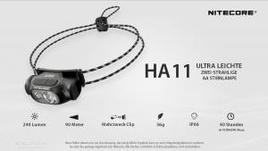 NITECORE HA11 - max. 240 Lumen