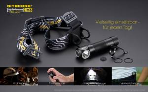 NITECORE HC33 - max. 1800 Lumen