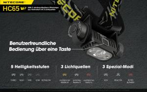 NITECORE HC65 V2 - max. 1750 Lumen