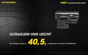 NITECORE HM01 - max. 320 Lumen