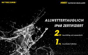 NITECORE HM01 - max. 320 Lumen