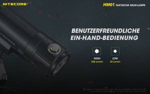 NITECORE HM01 - max. 320 Lumen