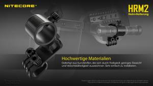 NITECORE HRM2 - Universalmontage für viele Einsatz- und Feuerwehrhelme