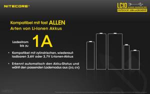 NITECORE - Ladegerät LC10
