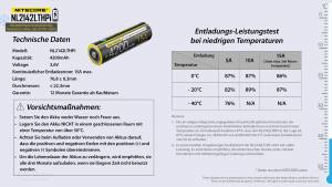 NITECORE - Li-Ion Akku 21700 - 4200mAh - LTHPI