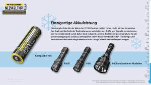 NITECORE - Li-Ion Akku 21700 - 4200mAh - LTHPI