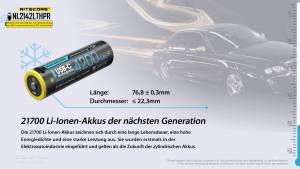 NITECORE - Li-Ion Akku 21700 - 4200mAh - LTHPR