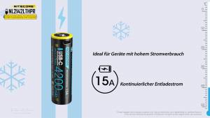 NITECORE - Li-Ion Akku 21700 - 4200mAh - LTHPR