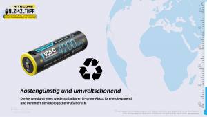 NITECORE - Li-Ion Akku 21700 - 4200mAh - LTHPR