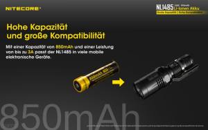NITECORE - Li-Ion Akku Typ 14500/850 mA