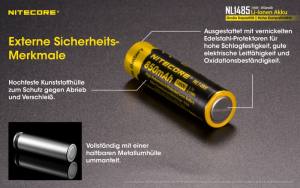 NITECORE - Li-Ion Akku Typ 14500/850 mA