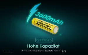 NITECORE - Li-Ion Akku Typ 18650 / 3600 mAh