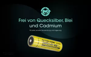 NITECORE - Li-Ion Akku Typ 18650 / 3600 mAh