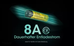 NITECORE - Li-Ion Akku Typ 18650HP / 3600 mAh
