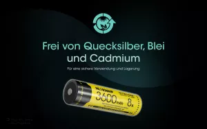 NITECORE - Li-Ion Akku Typ 18650HP / 3600 mAh