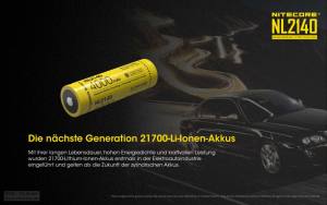 NITECORE - Li-Ion Akku Typ 21700/4000mAh