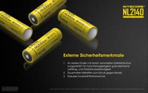 NITECORE - Li-Ion Akku Typ 21700/4000mAh
