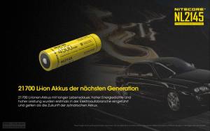 NITECORE - Li-Ion Akku Typ 21700/4500mAh