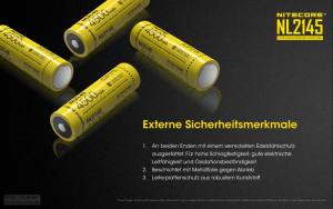 NITECORE - Li-Ion Akku Typ 21700/4500mAh