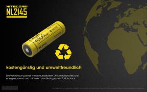 NITECORE - Li-Ion Akku Typ 21700/4500mAh