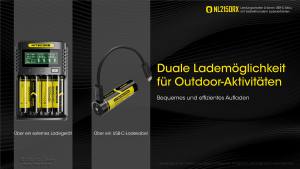 NITECORE Li-Ion Akku Typ 21700/5000mAh - NL2150RX mit Powerbankfunktion